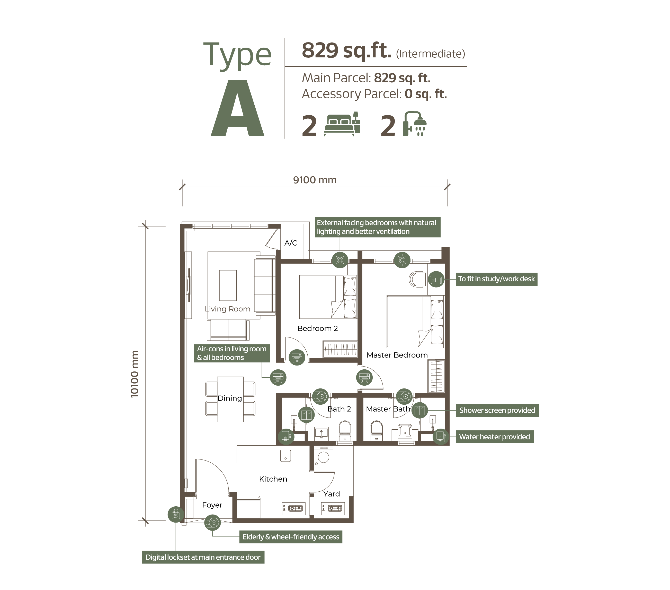 Type A Floor Plan