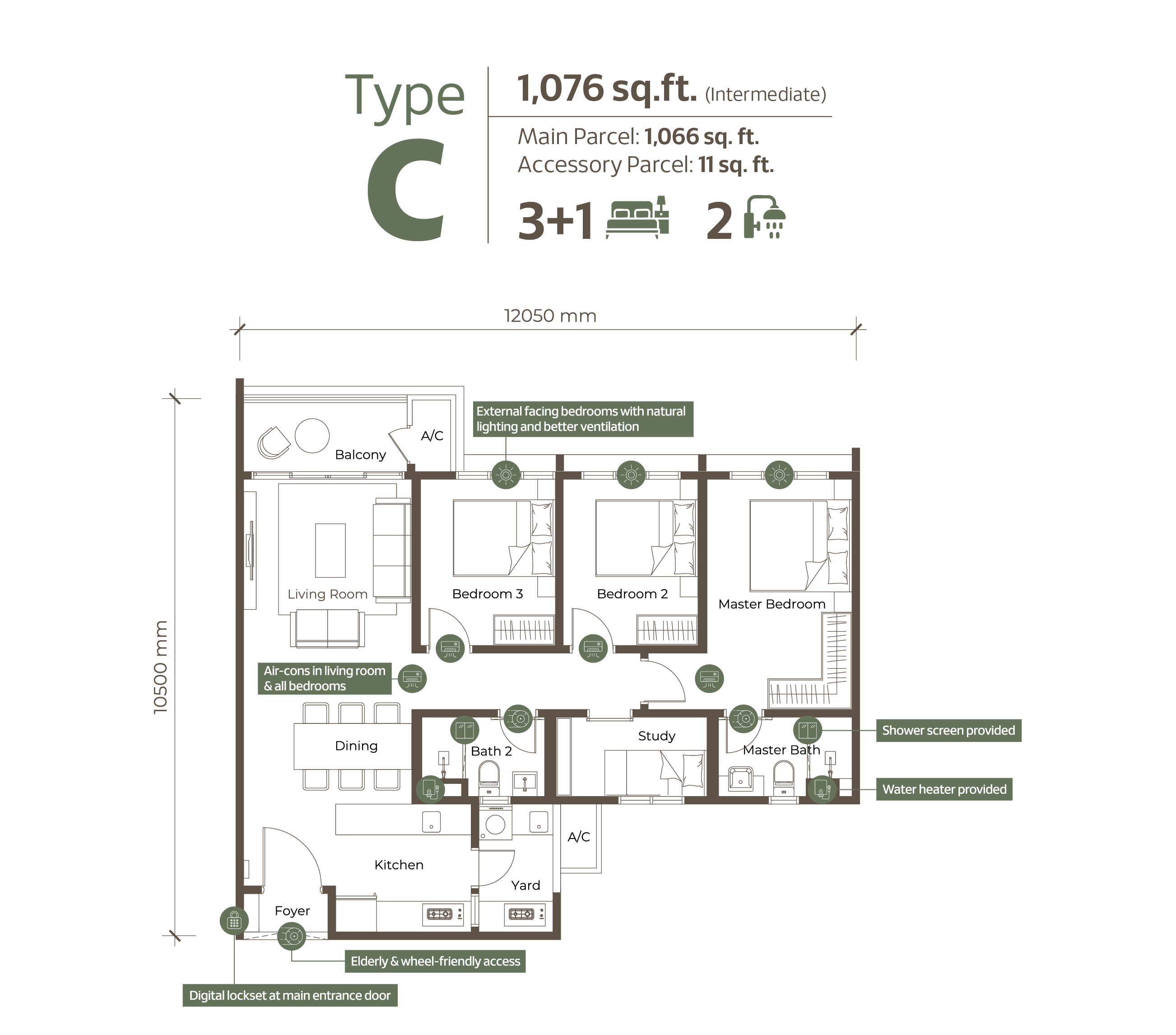 Type C Floor Plan